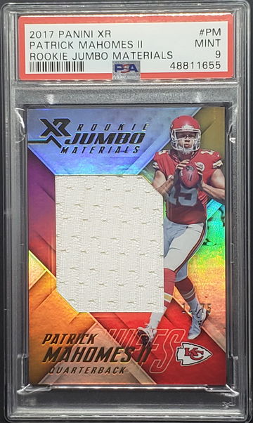 2017 XR Rookie Jumbo Materials /75 PSA 9