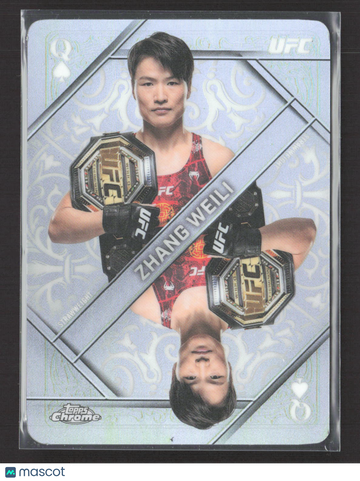 2026 Topps Chrome UFC Kings and Queens Zhang Weili #KQ-6