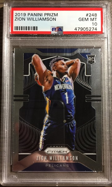 Zion Williamson 2019 Prizm PSA 10
