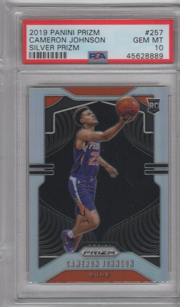 2019 Prizm Cameron Johnson Silver PSA 10