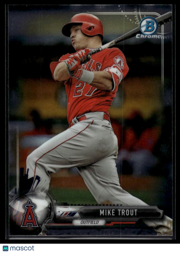 2017 Bowman Chrome Mike Trout #100