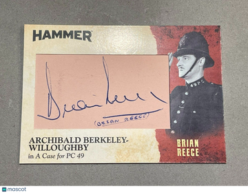 2023 UNSTOPPABLE CARDS HAMMER Platinum  BRIAN REECE oversized Cut AUTO LCBR2
