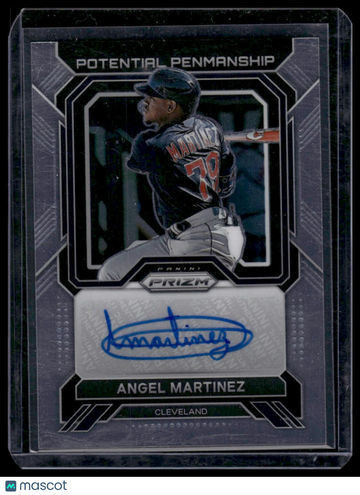 2023 Panini Prizm Potential Penmanship Angel Martinez #PP-AM Autograph