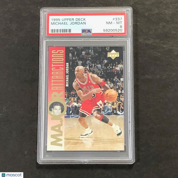 1995 Upper Deck Michael Jordan #337 PSA 8
