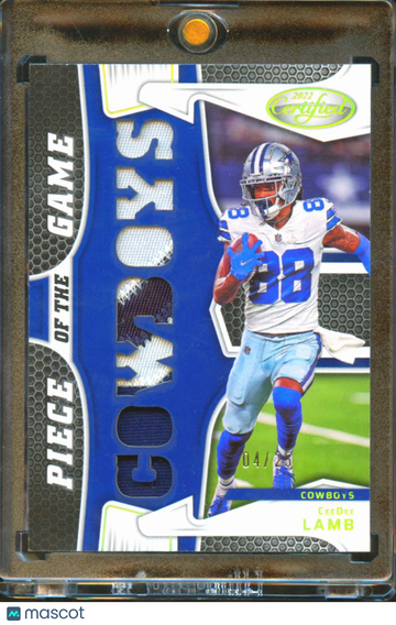 2022 Panini Certified Piece of the Game CeeDee Lamb #PG-CL Piece of the Game Memorabilia