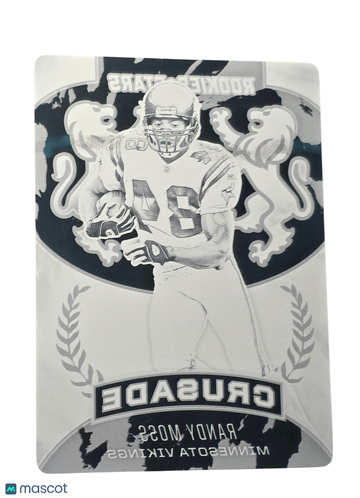 2020 Panini Rookies & Stars Crusade Randy Moss #CR-19 Printing Plate