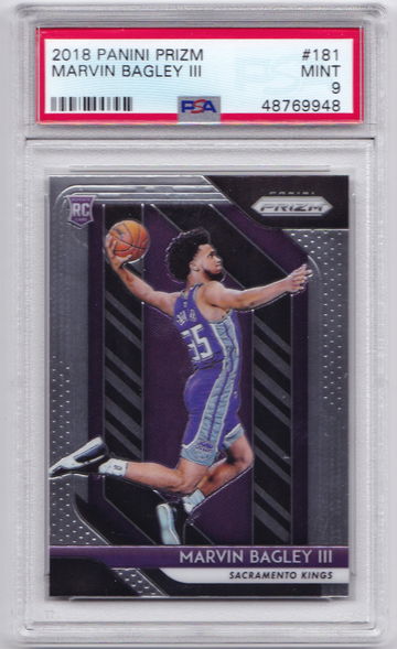 Marvin Bagley 2018 Prizm PSA 9 
