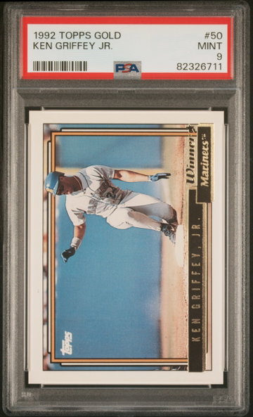 1992 Topps Gold Ken Griffey Jr. #50 PSA 9