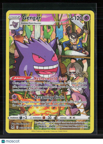 2022 Lost Origin Gengar Holo Rare CHR #TG06/TG30