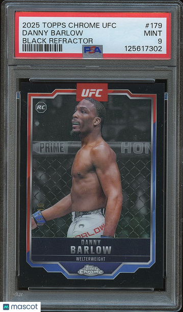 2025 Danny Barlow Rookie PSA 9 Topps