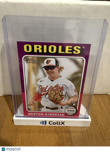2024 Topps Heritage Mini Heston Kjerstad #327 RC