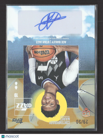 2025 Topps Contemporary Marks Ace Bailey #CM-AB /50 RC
