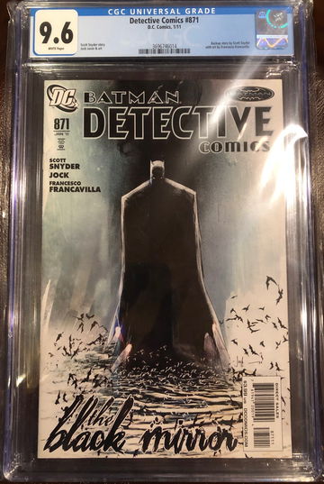 Detective Comics #871 CGC 9.6 The Black Mirror