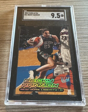 2000 Fleer Ultra Becky Hammon #21 SGC 9.5 Mint+ Rookie Card RC