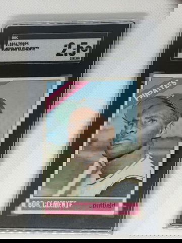 Roberto Clemente 1966 Topps SGC 2.5 Baseball Card Pittsburgh Pirates  HOF #300