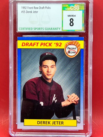 1992 Front Row Draft Picks Derek Jeter #55  CSG 8