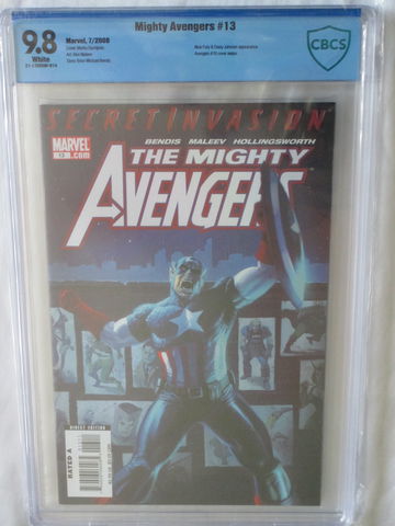 Mighty Avengers #13 9.8 1st Secret Warriors  Secret Invasion MCU