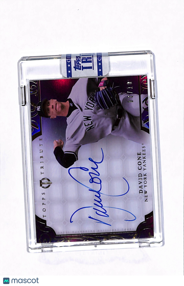 2015 Topps Tribute David Cone #TA-DC Purple /80