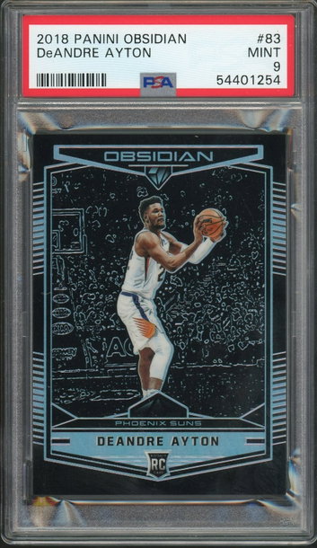 2018 Obsidian DeAndre Ayton PSA 9 