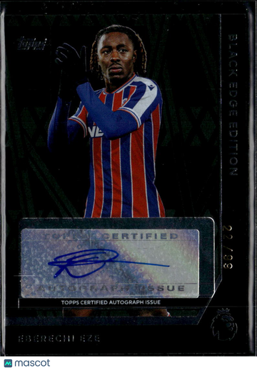 2025 Topps Premier League Black Edge Edition Eberechi Eze #BEA-EE