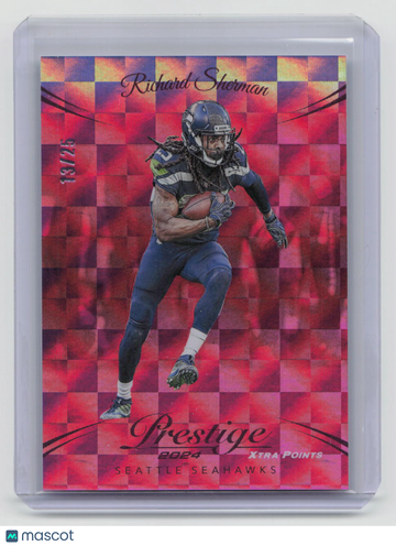 13/25 2024 Panini Prestige Richard Sherman #273 Pink Xtra Points