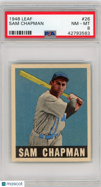 1948 Leaf Sam Chapman #26 PSA 8