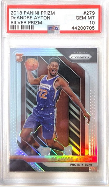 DeAndre Ayton 2018 Panini Prizm Silver #279 PSA 10