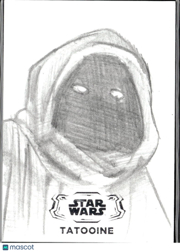 2023 Topps Star Wars Hyperspace Jessica Hickman Sketch Card