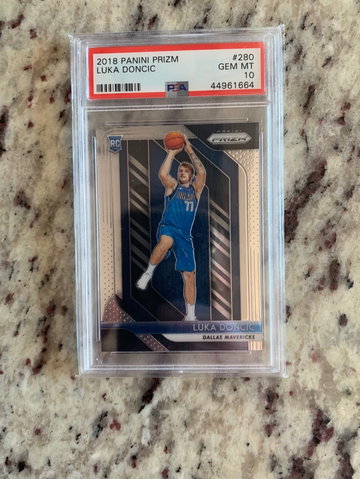 2018 Prizm Luka Doncic PSA 10
