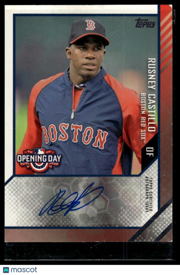 2015 Topps Opening Day Rusney Castillo #ODA-RC Autographs AU