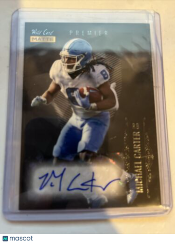 2021 Wild Card michael carter #30th-14 Autograph