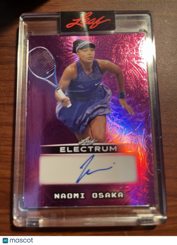 2025 Leaf Naomi Osaka Pink Short Print One of One Leaf