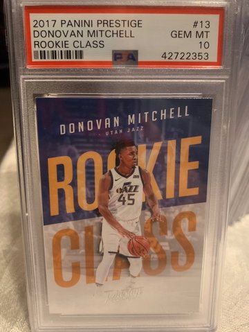 Donovan Mitchell 2017 Panini Prestige Rookie Class #13