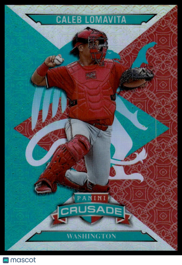 2025 Panini Crusade Caleb Lomavita #43 Crusade Teal SN