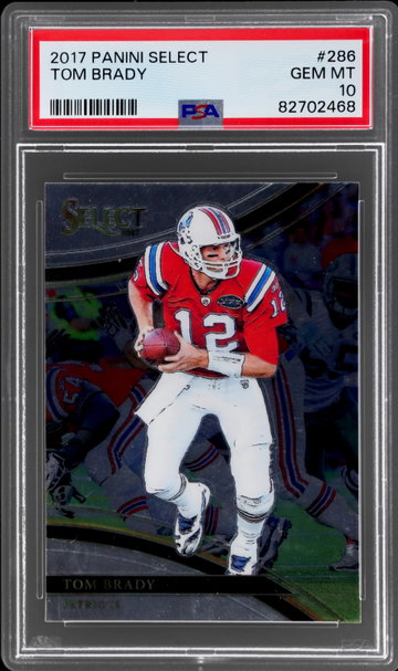 2017 Panini Select Tom Brady Field Level PSA 10