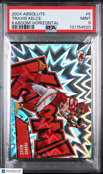 2024 Panini Absolute Kaboom! Horizontal Travis Kelce #5 PSA 9