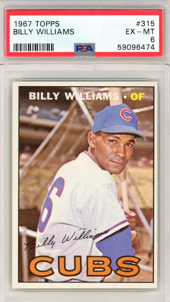 1967 TOPPS Billy Williams PSA 6
