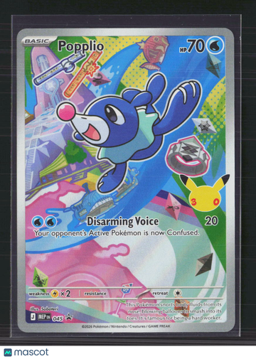 Pokemon 2026 Mega Evolution – Ascended Heroes Popplio #045