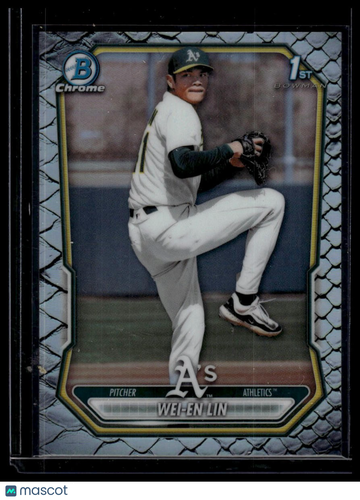 2026 Bowman Wei-En Lin #BCP-125 Chrome Prospects Reptilian Refractor