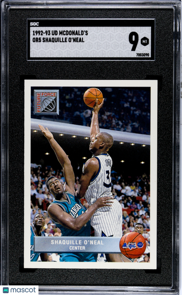 1992 Upper Deck McDonald's Shaquille O'Neal #OR5