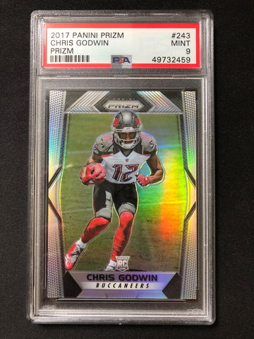 2017 Prizm - Chris Godwin - Rookie Silver Prizm PSA 9