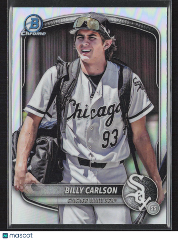 2025 Bowman Draft Chrome Billy Carlson #BDC-10 Refractor