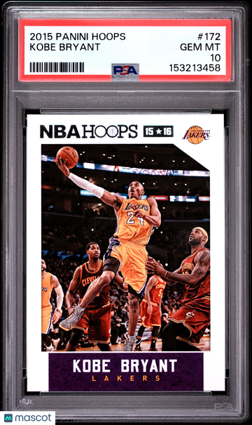 2015 Panini Hoops Kobe Bryant #172 PSA 10