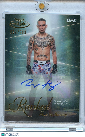 2024 Max Holloway Gold Topps