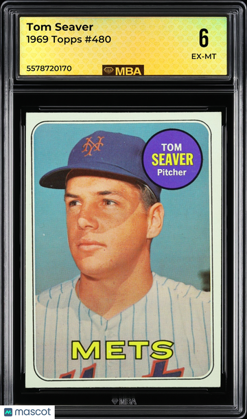 1969 Topps Tom Seaver #480 MBA 6