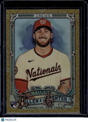 2025 Topps Allen & Ginter Dylan Crews #120 /50 RC