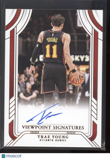 2024 Panini National Treasures Viewpoint Signatures Trae Young #VP-TRA Bronze /25