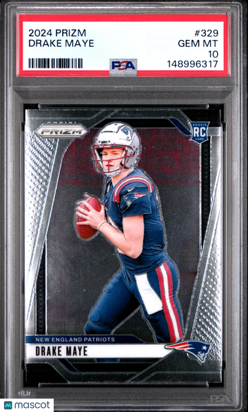 2024 Panini Prizm Drake Maye #329 PSA 10