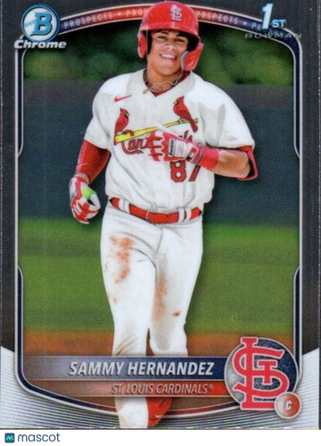 2025 Bowman - Chrome Prospects Sammy Hernandez #BCP-66