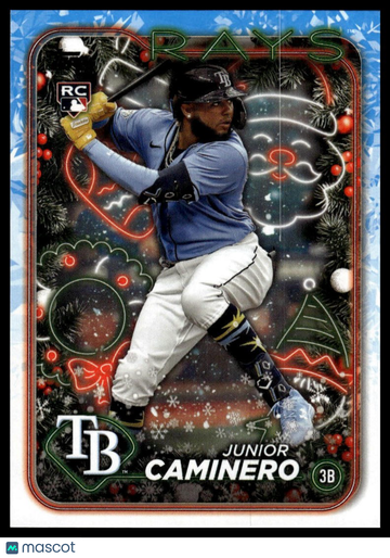 2024 Topps Holiday Junior Caminero #H25 RC